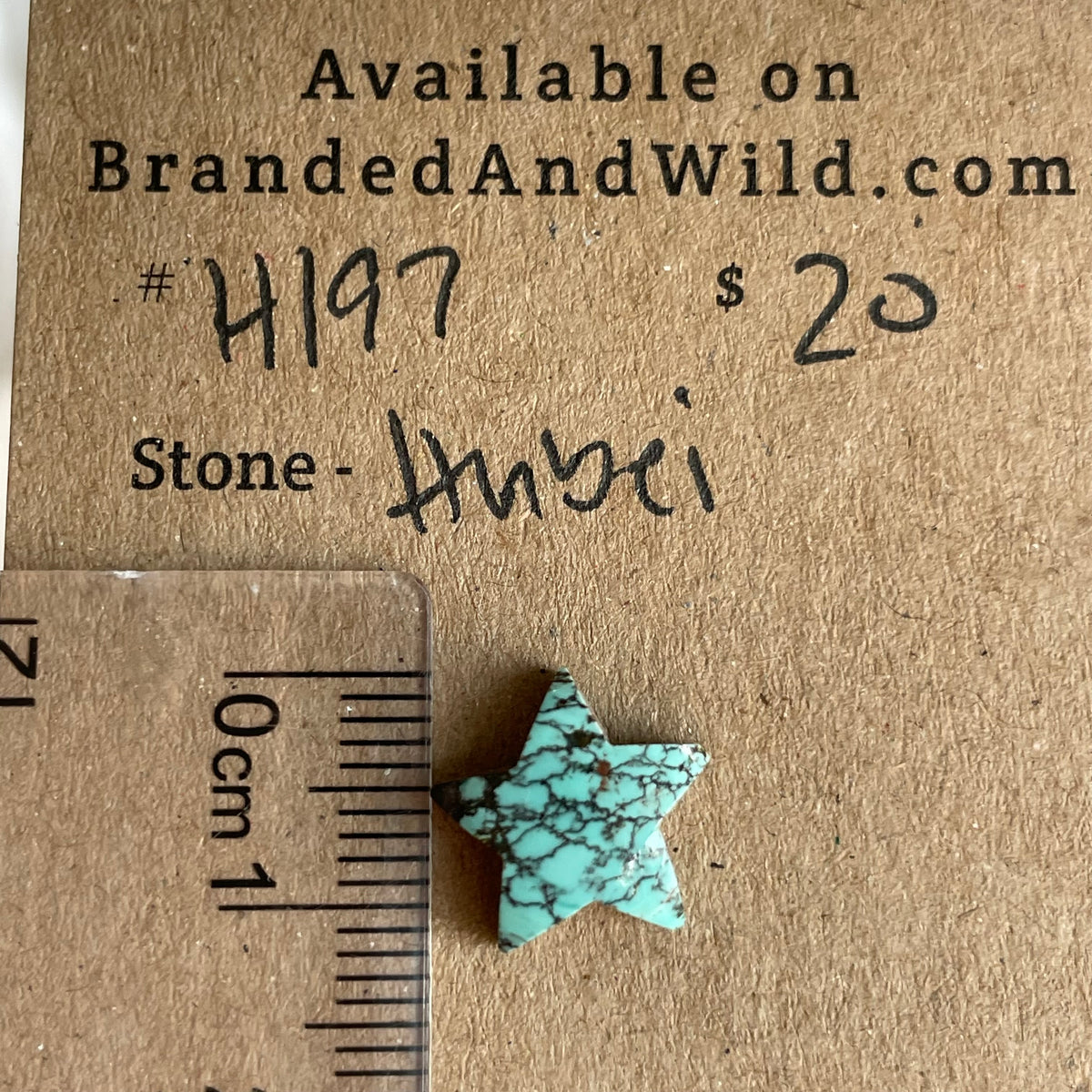 Hubei Turquoise Cabochon - H197 6D573002-FC24-4918-9189-E4A47DB4D813 Brandedandwild.com