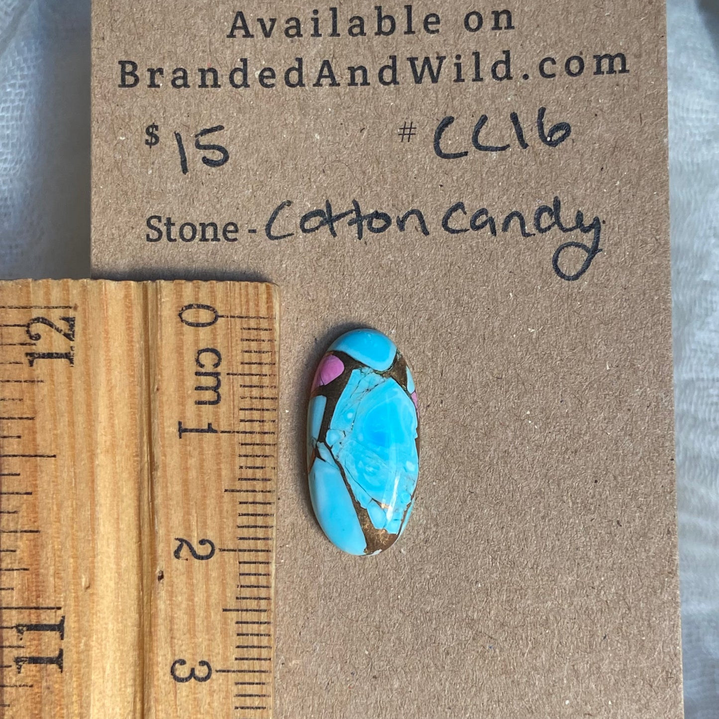 Cotton Candy Cabochon - CC16 6D5A84E6-B46E-4381-8E63-5DBA53E4410B Brandedandwild.com