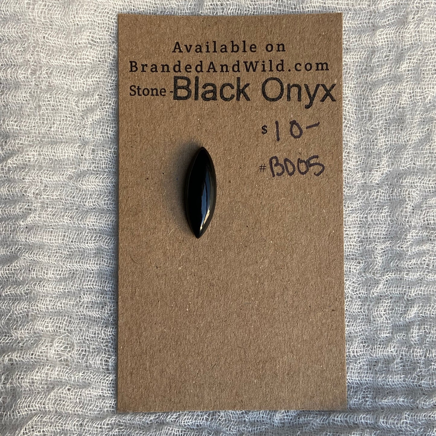 Black Onyx - Cabochon - BO05
