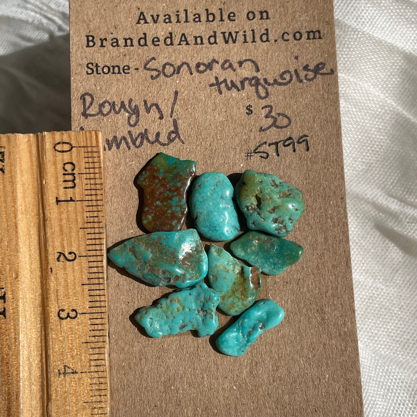 Sonoran Turquoise Cabochon - ST99 6D629F31-B978-416D-978F-DEDB836AC22B Brandedandwild.com