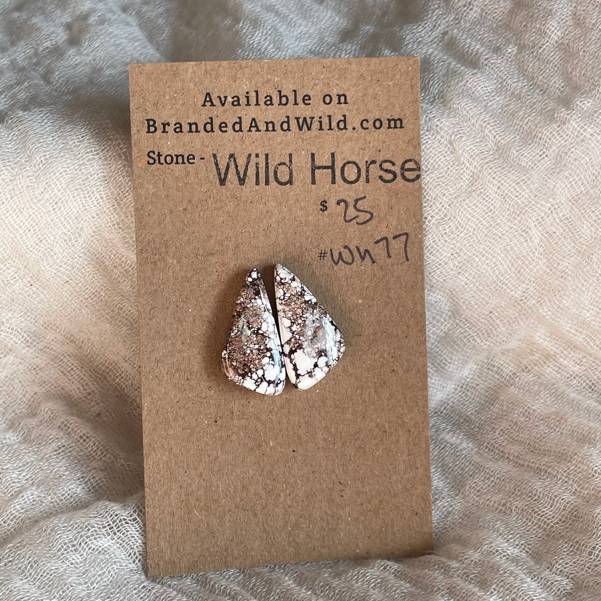 Wild Horse Cabochon - WH77 6D6DA541-44D1-486B-B3BF-9DB10B142415 Brandedandwild.com