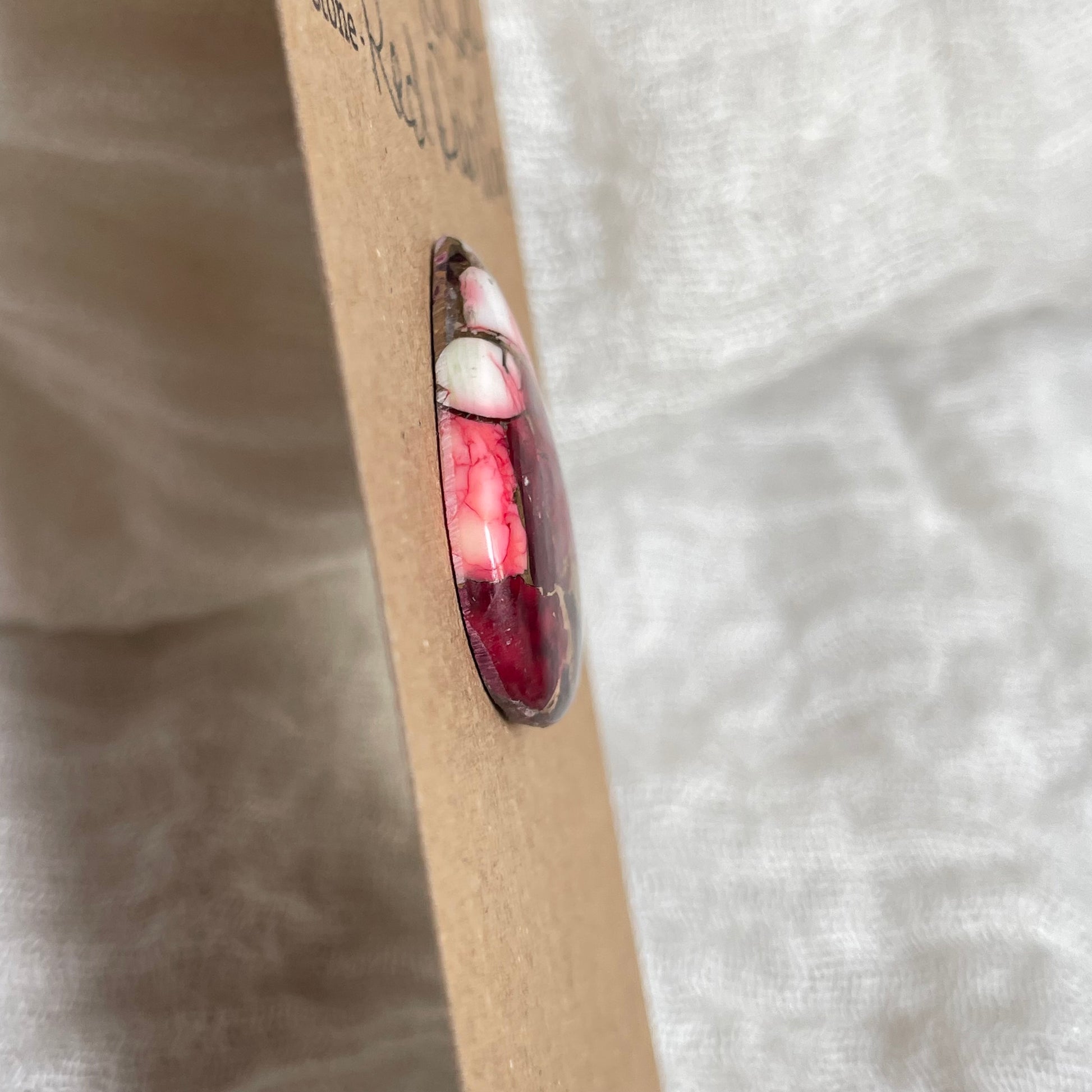 Red Dahlia Cabochon - RD24 6D7550BF-4102-4B83-9DF9-EAC67868B58A Brandedandwild.com