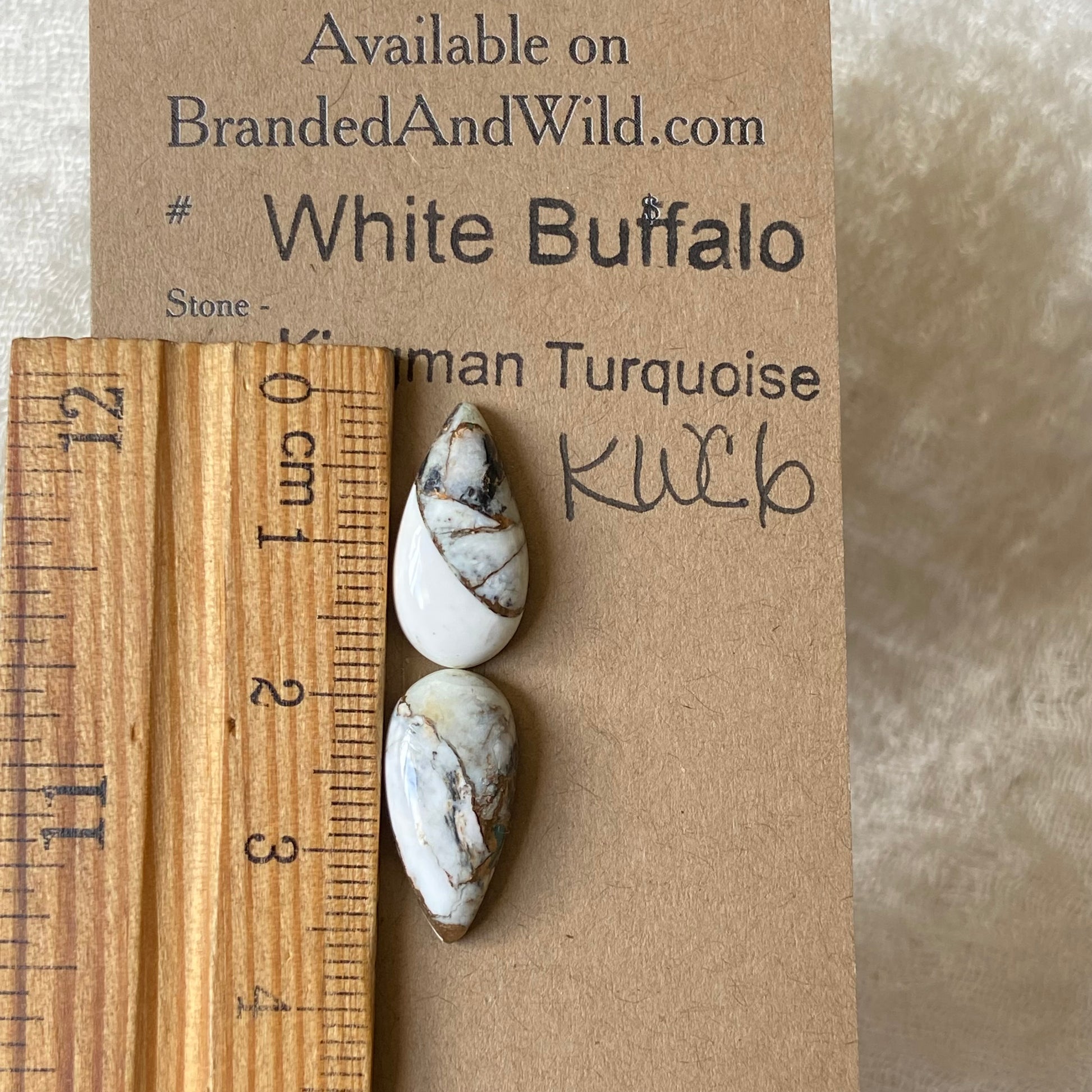 Kingman Turquoise, White Buffalo, Copper Cabochon - KWC6 6D792AC9-03D8-4C34-A067-963BFF9C6BFC Brandedandwild.com