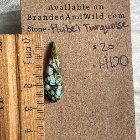 Hubei Turquoise Cabochon - H120 6D7C037F-8610-4480-AB94-8A137F07E8F7 Brandedandwild.com