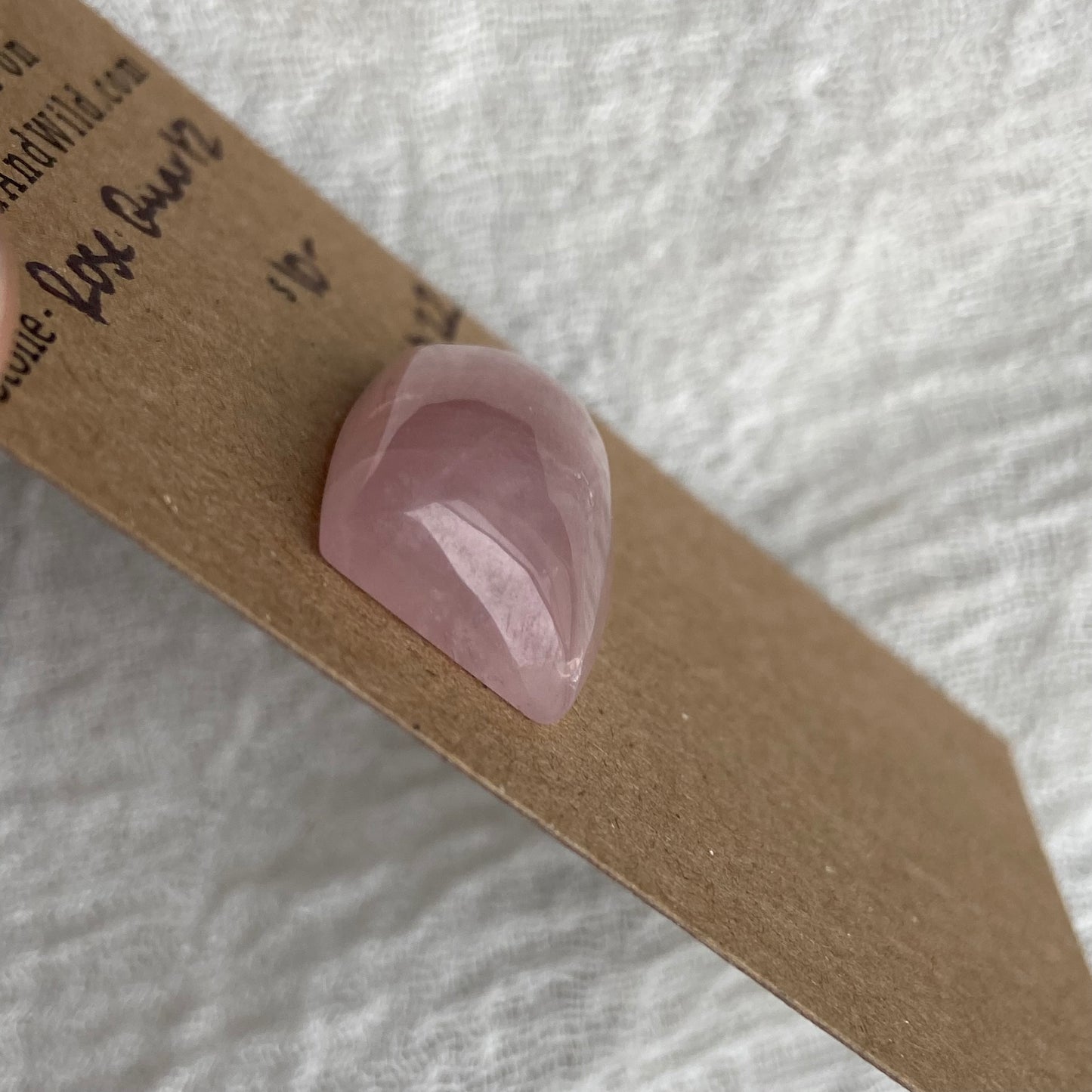 Rose Quartz Cabochon - RQ22