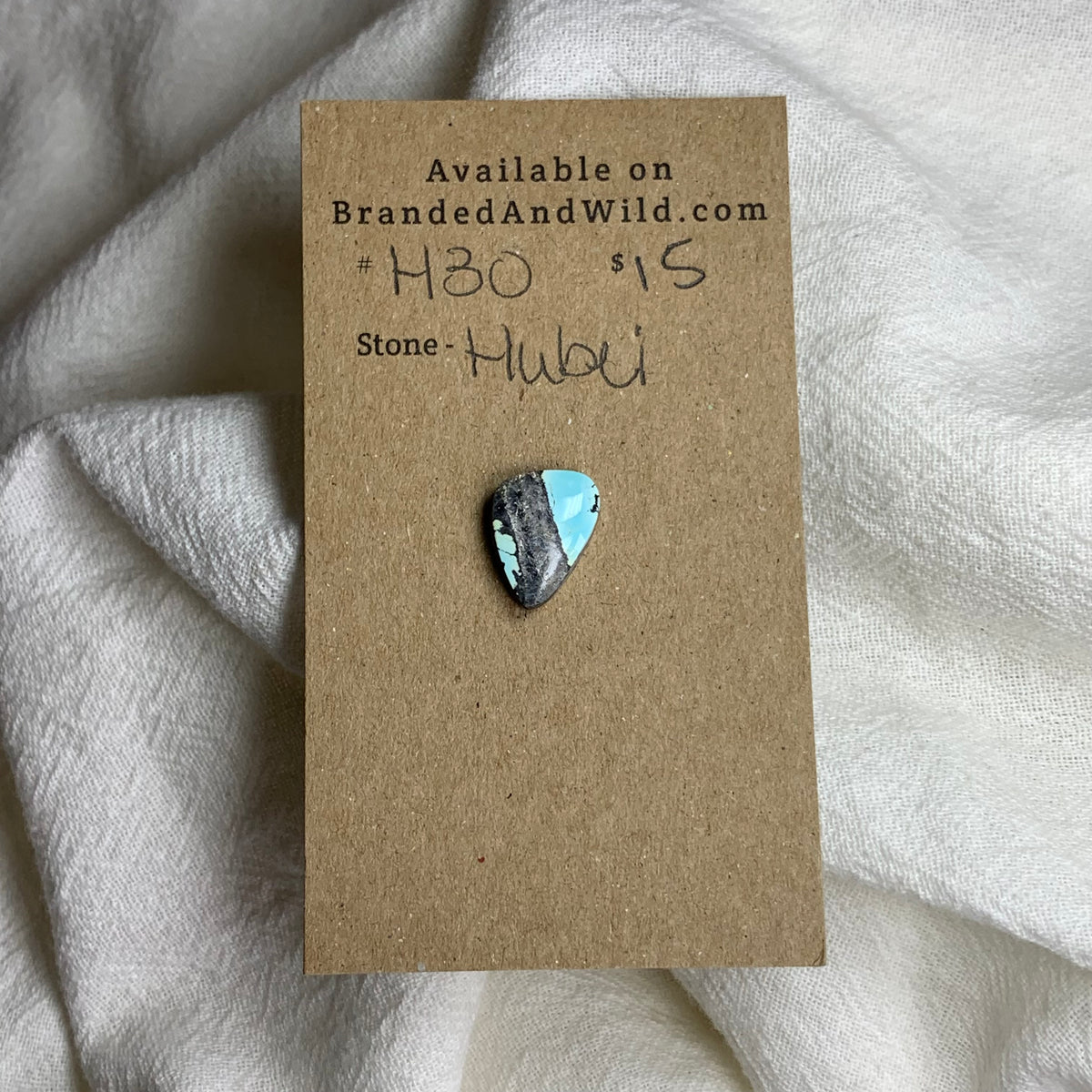 Hubei Turquoise Cabochon - H30 6D971691-5BDC-4292-A32A-7EA3BE73EA31 Brandedandwild.com