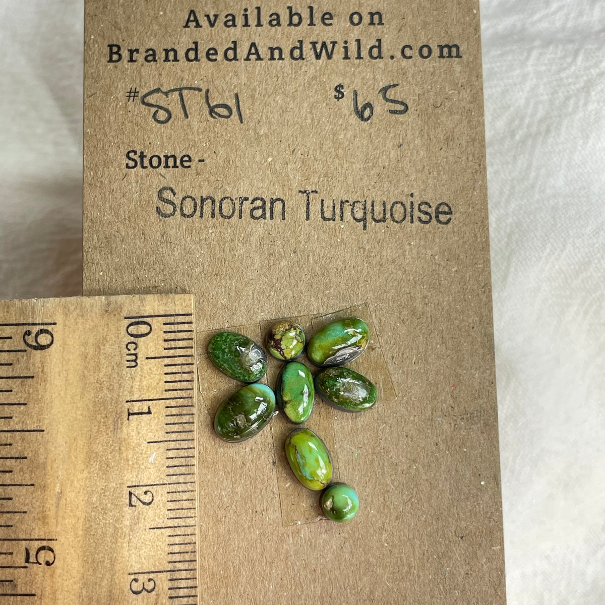 Sonoran Turquoise Cabochon - ST61 6D9DA804-DF82-491A-BC62-386CF431497F Brandedandwild.com