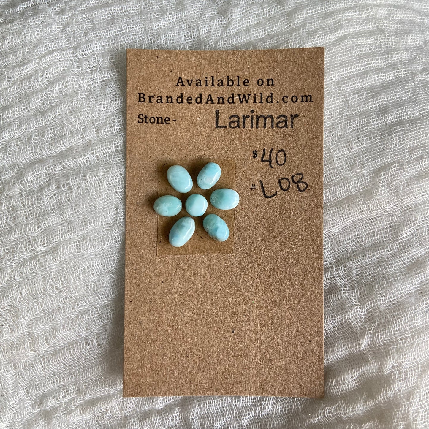 Larimar Cabochon - L08