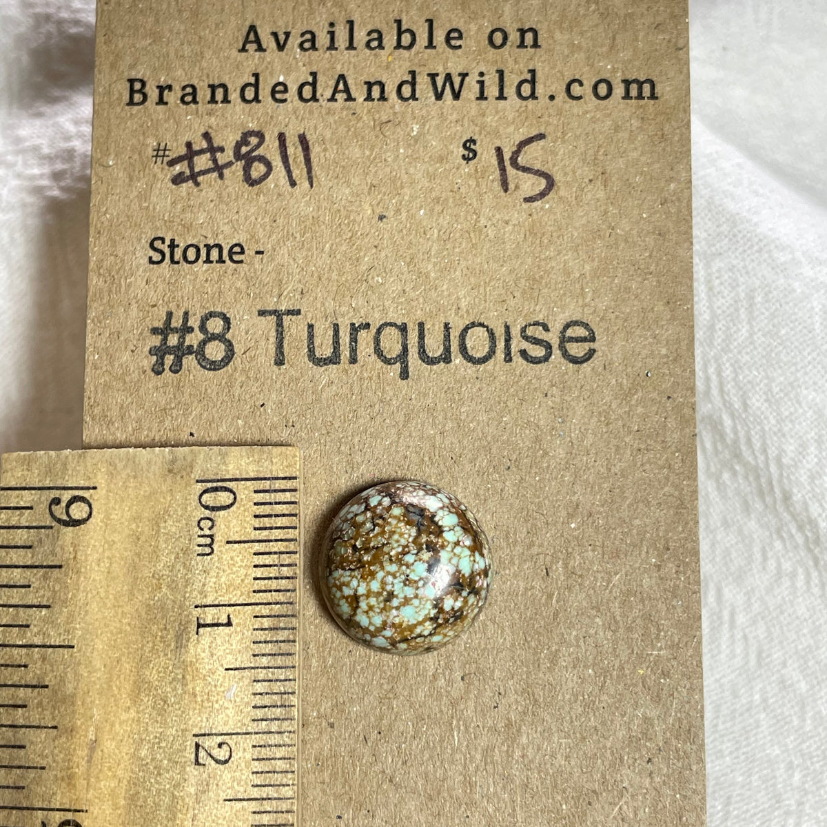 #8 Turquoise Cabochon - #811 6DBDB671-1625-410D-920D-643699760DAC Brandedandwild.com