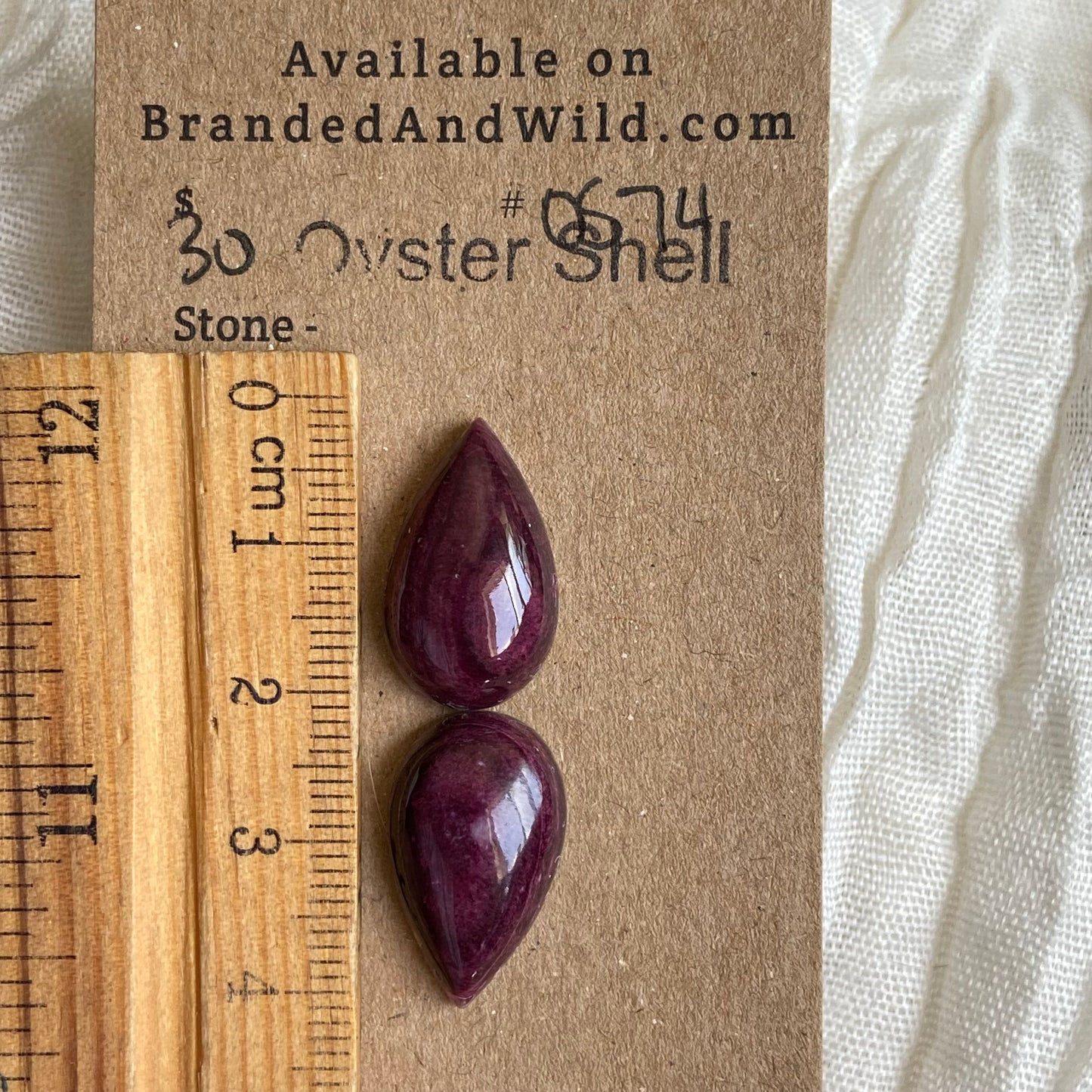 Oyster Shell Cabochon - OS74