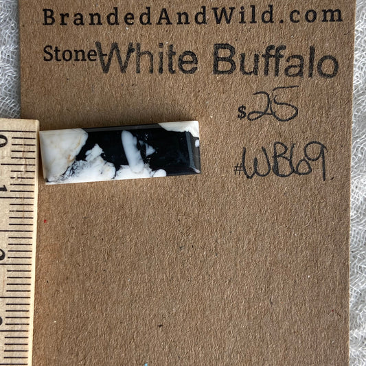 White Buffalo Cabochon - WB69