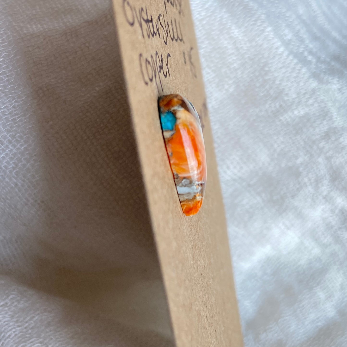 Turquoise, Oystershell, Copper Cabochon - TOC100