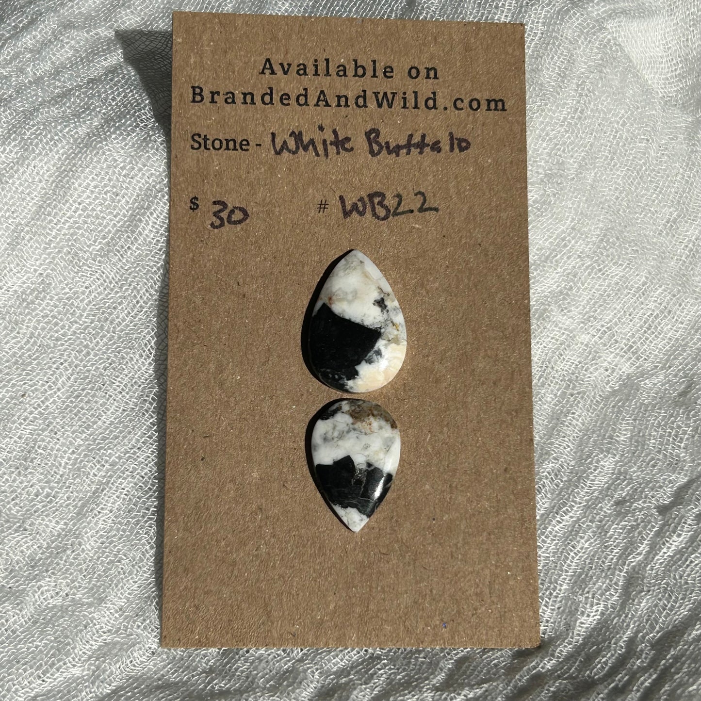 White Buffalo Cabochon - WB22