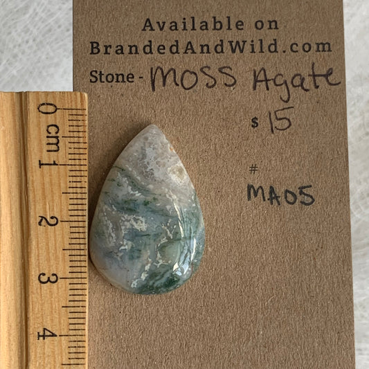Moss Agate Cabochon - MA05