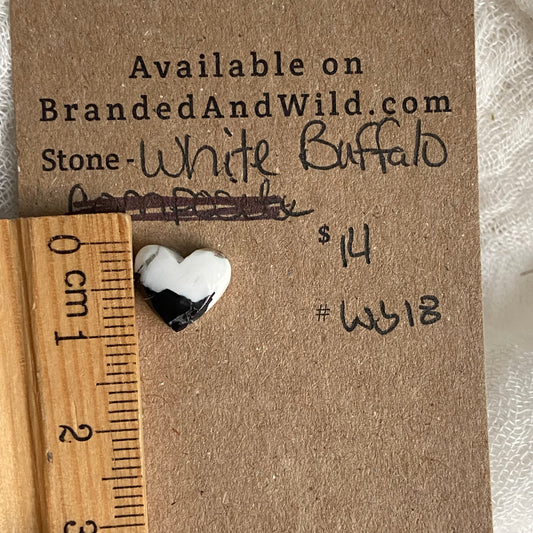 White Buffalo Cabochon - WB18