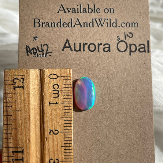 Aurora Opal Cabochon - A042 6E82C800-6848-4EE2-A53C-25062FF197FA Brandedandwild.com