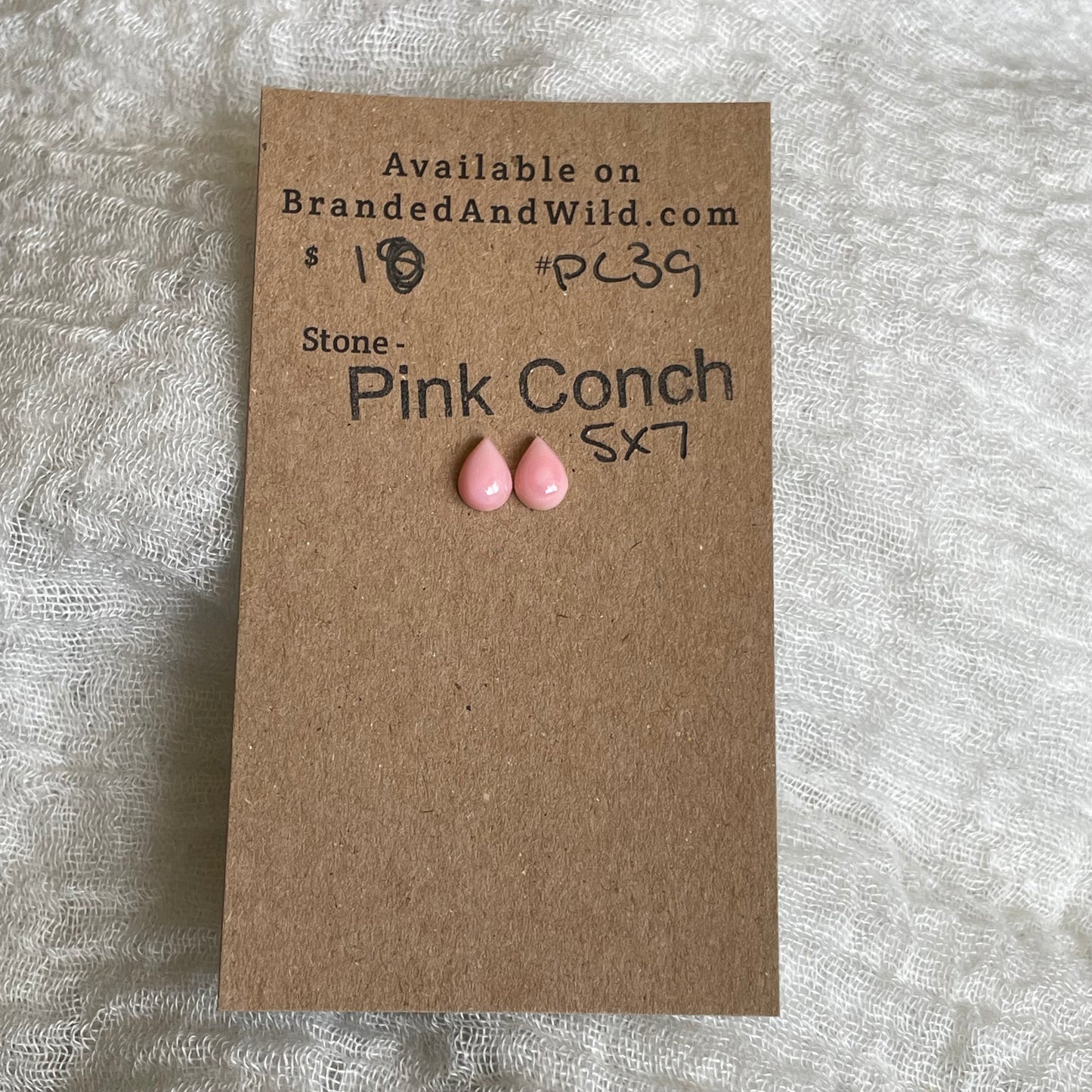 Pink Conch Cabochon - PC39