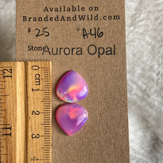Aurora Opal Cabochon - A46 6EAE0ABA-18A4-46A4-9A2B-2552AECBA052 Brandedandwild.com