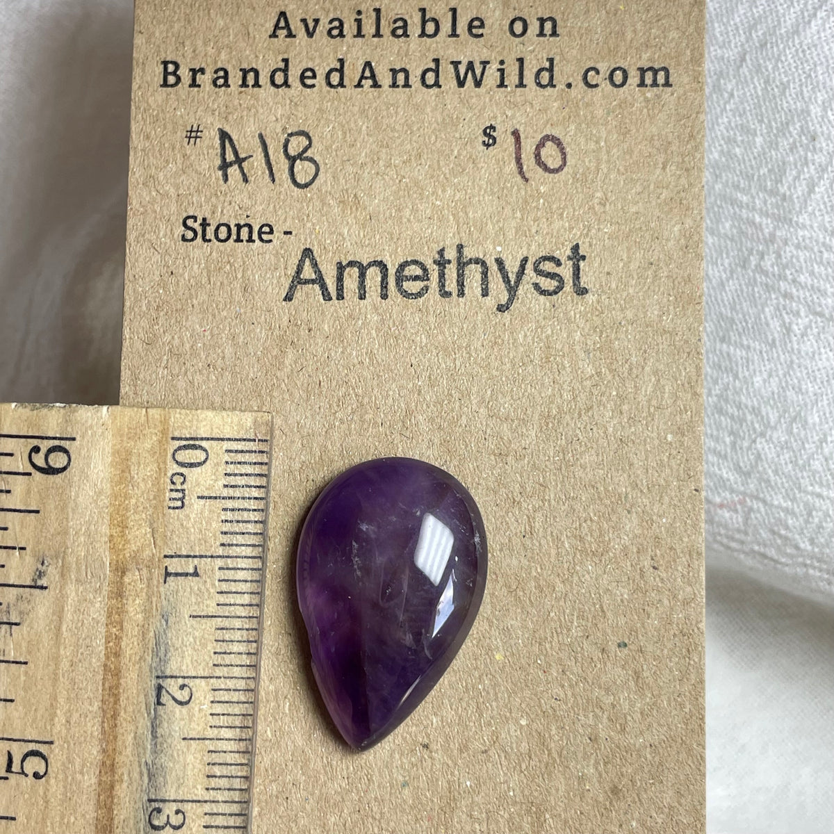 Amethyst Cabochon - A18 6EDB267D-BD25-4959-BFAF-62AD49F16CEC Brandedandwild.com