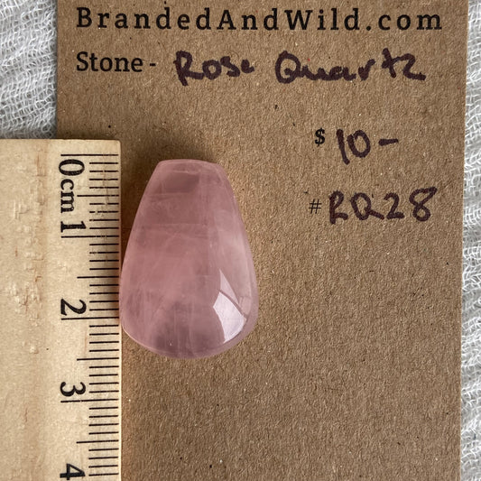 Rose Quartz Cabochon - RQ28
