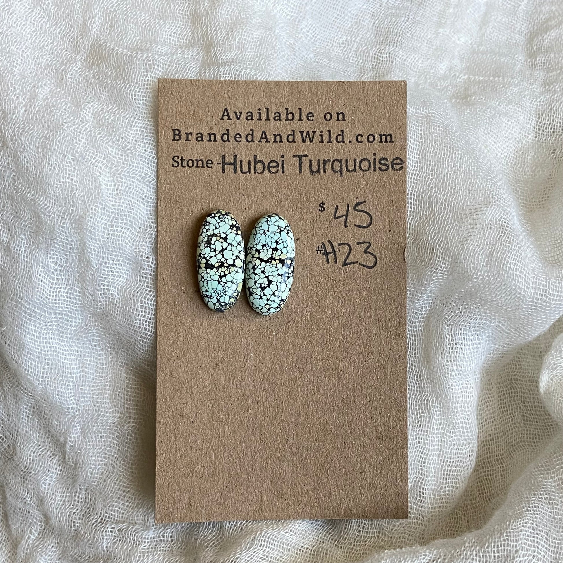 Hubei Turquoise Cabochon - H23 6EEBF345-7AB7-4157-8D9D-F1EBCA47CDFB Brandedandwild.com