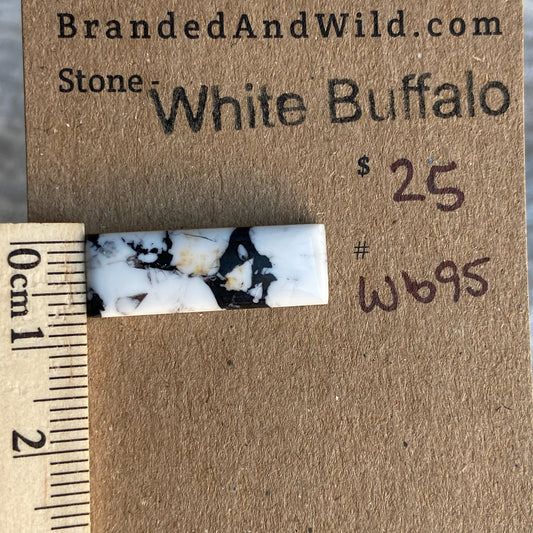 White Buffalo Cabochon - WB95