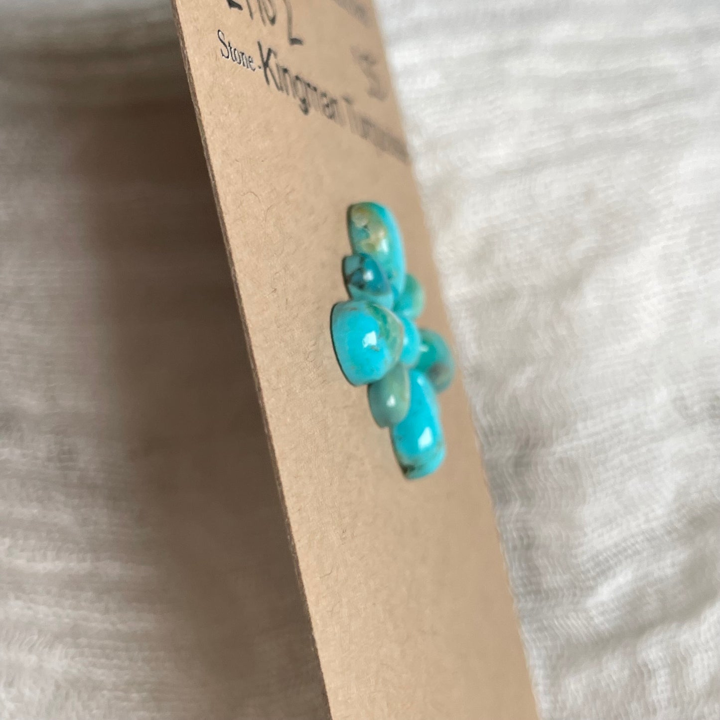 Kingman Turquoise Cabochon - KT102 6F0CFD7C-A252-473C-8019-2BF1DD5B8DE1 Brandedandwild.com