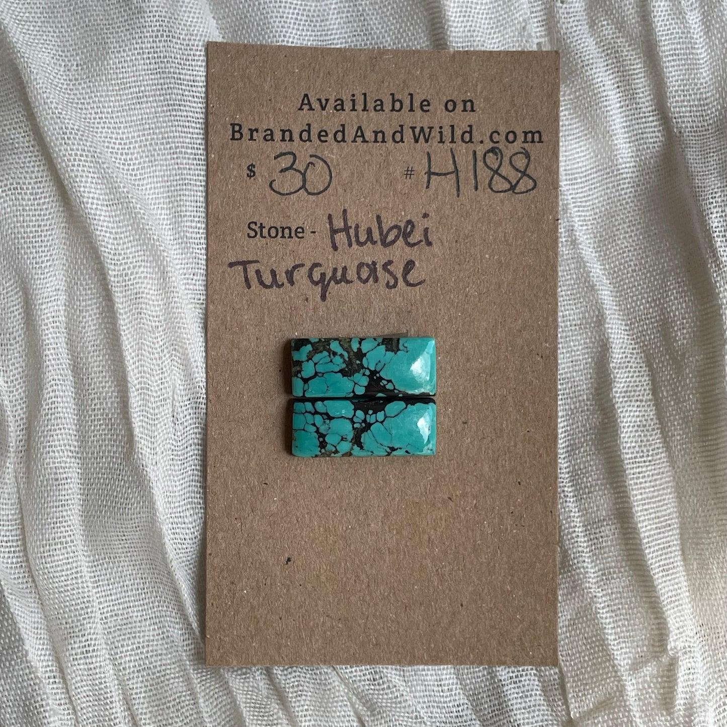 Hubei Turquoise Cabochon - H188 6F0E334B-A4D3-4CE8-8697-3B8780F2464A Brandedandwild.com