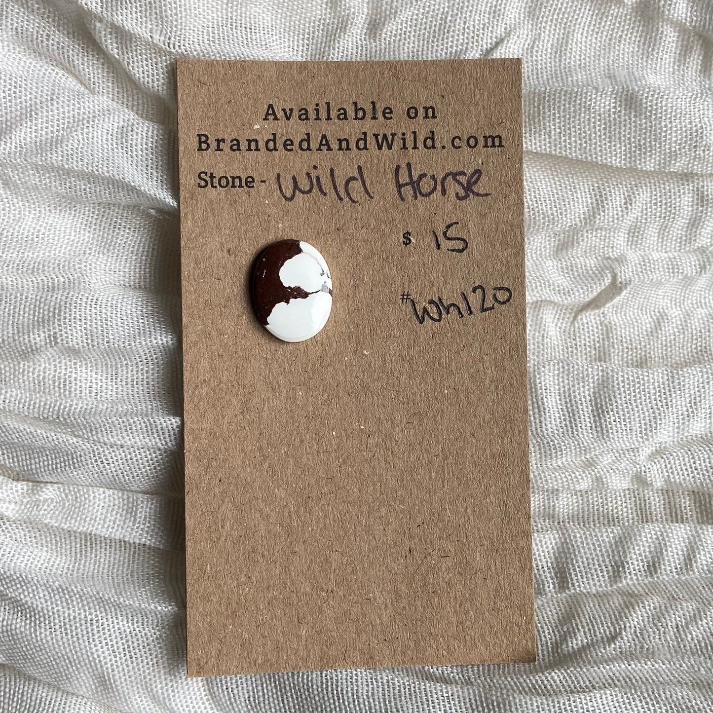 Wild Horse Cabochon - WH120 6F303C1D-6A5F-42AA-8909-57751A6BA30D Brandedandwild.com
