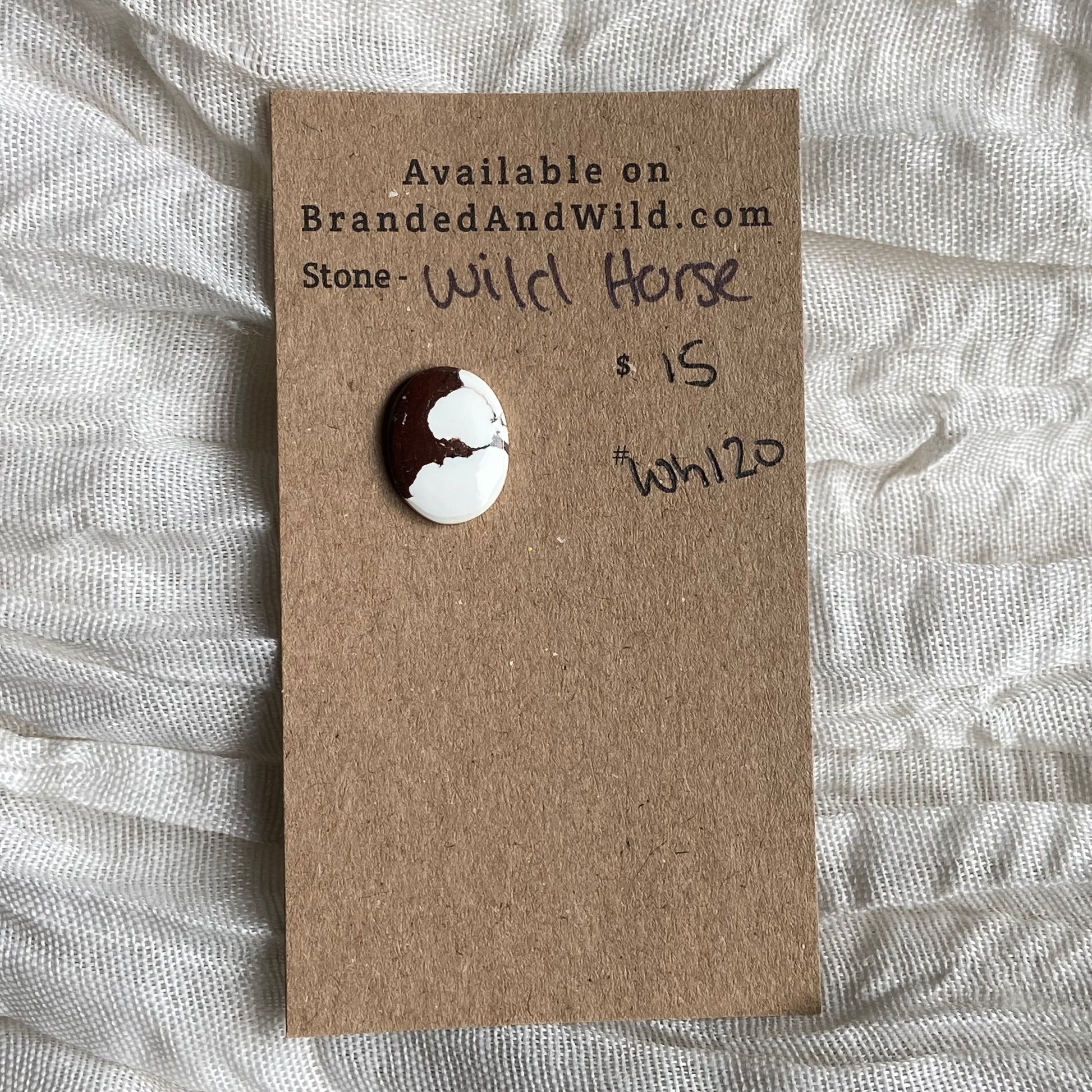 Wild Horse Cabochon - WH120 6F303C1D-6A5F-42AA-8909-57751A6BA30D Brandedandwild.com