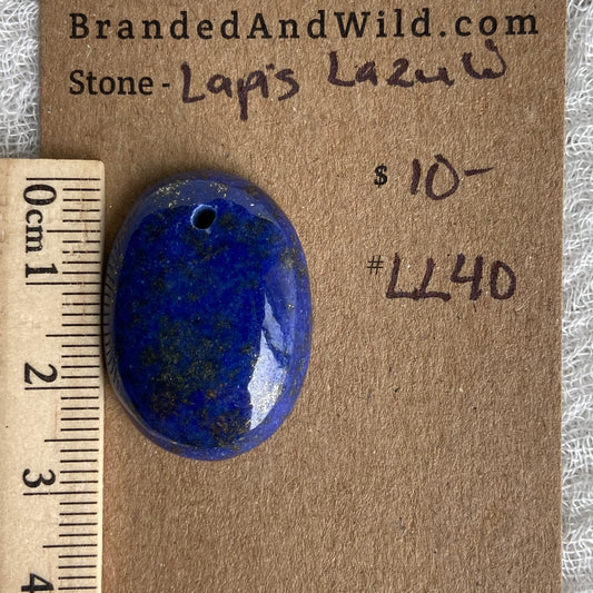 Lapis Lazuli Cabochon -Drilled- LL40