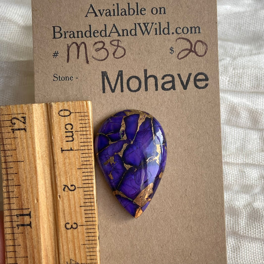 Mohave Cabochon - M38 Cabochon 6F4CD0ED-C4F0-4B84-95E6-BB1BA413EB5D Brandedandwild.com