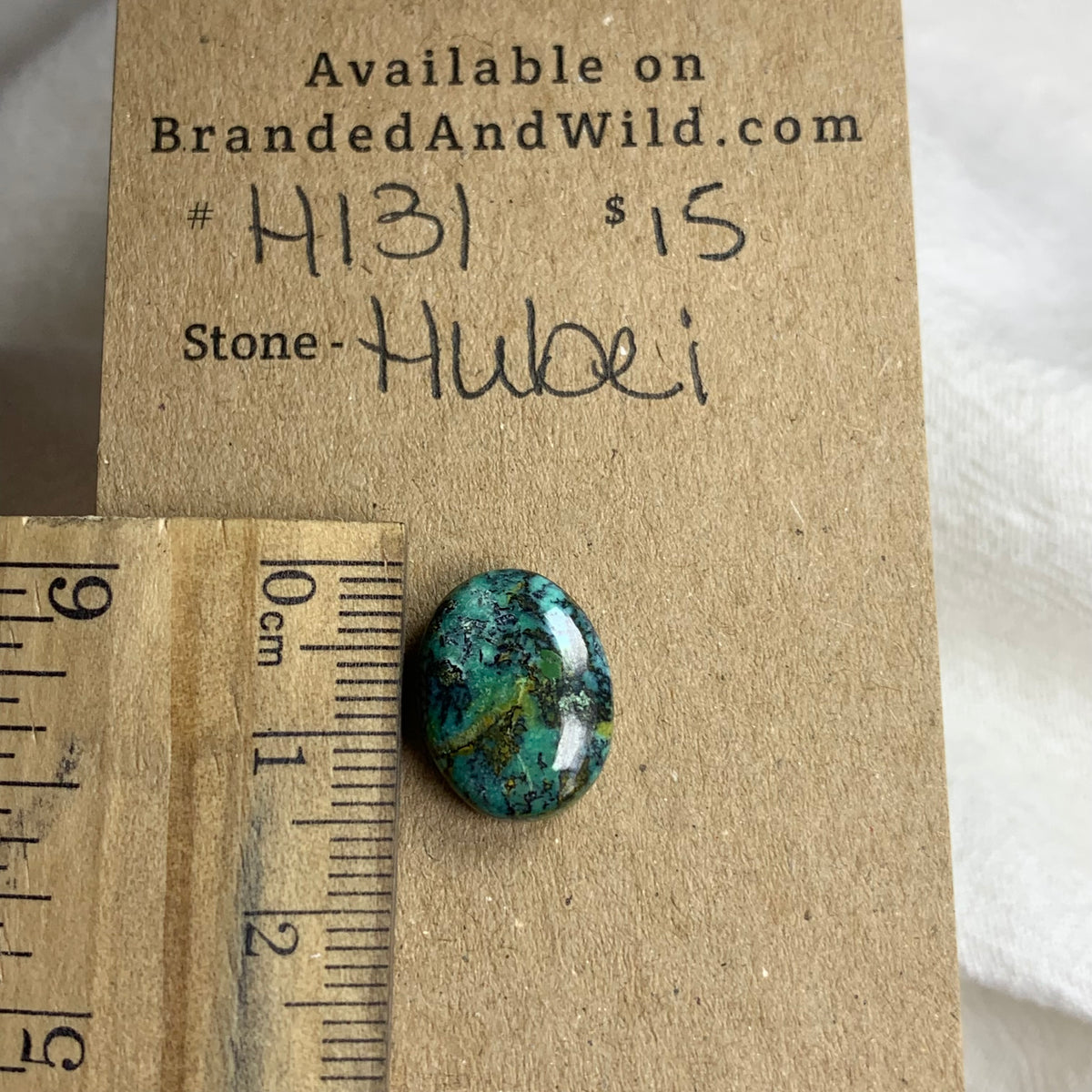 Hubei Turquoise Cabochon - H131 6F637F4F-B1D6-4B56-9961-A52ED10AA464 Brandedandwild.com