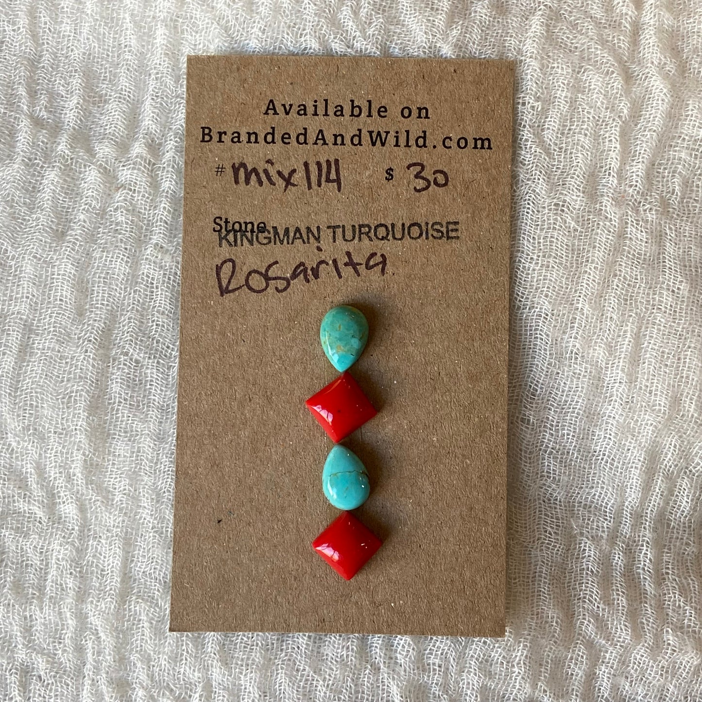 Rosarita / Kingman Cabochon - MIX114