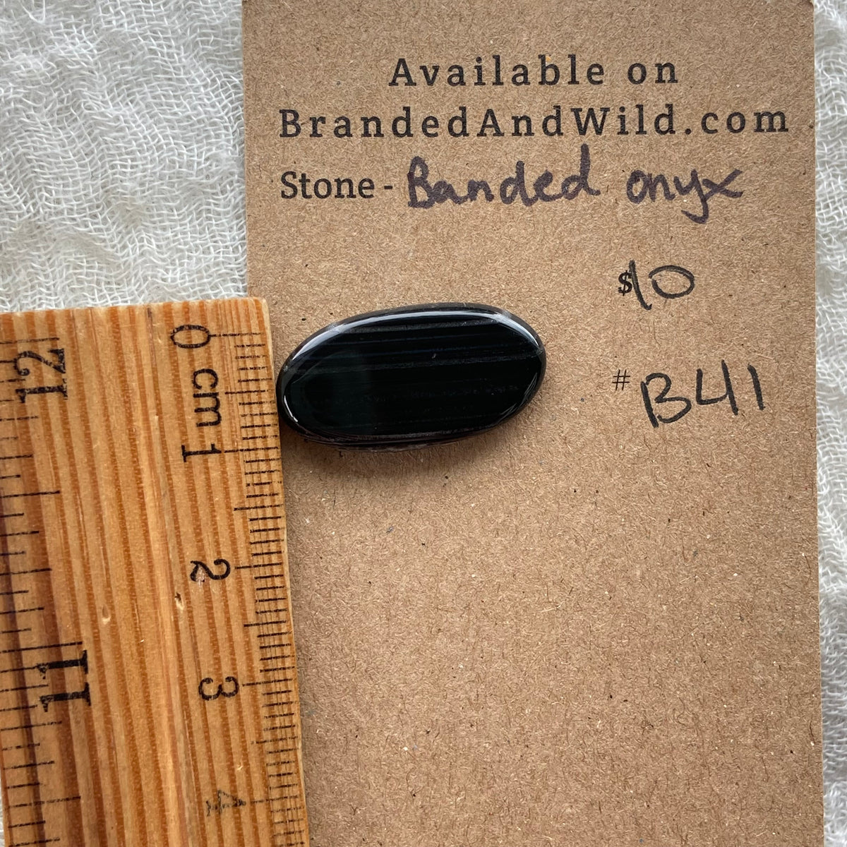 Banded Onyx - Cabochon - B41