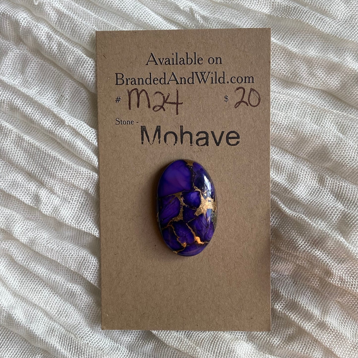 Mohave Cabochon - M24 Cabochon 6F8576F1-505C-4B87-8AD4-6A2330175823 Brandedandwild.com
