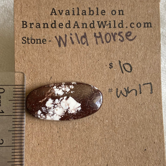 Wild Horse Cabochon - Wh17 6F9A9E38-92E5-4258-890C-A57CE111C90F Brandedandwild.com