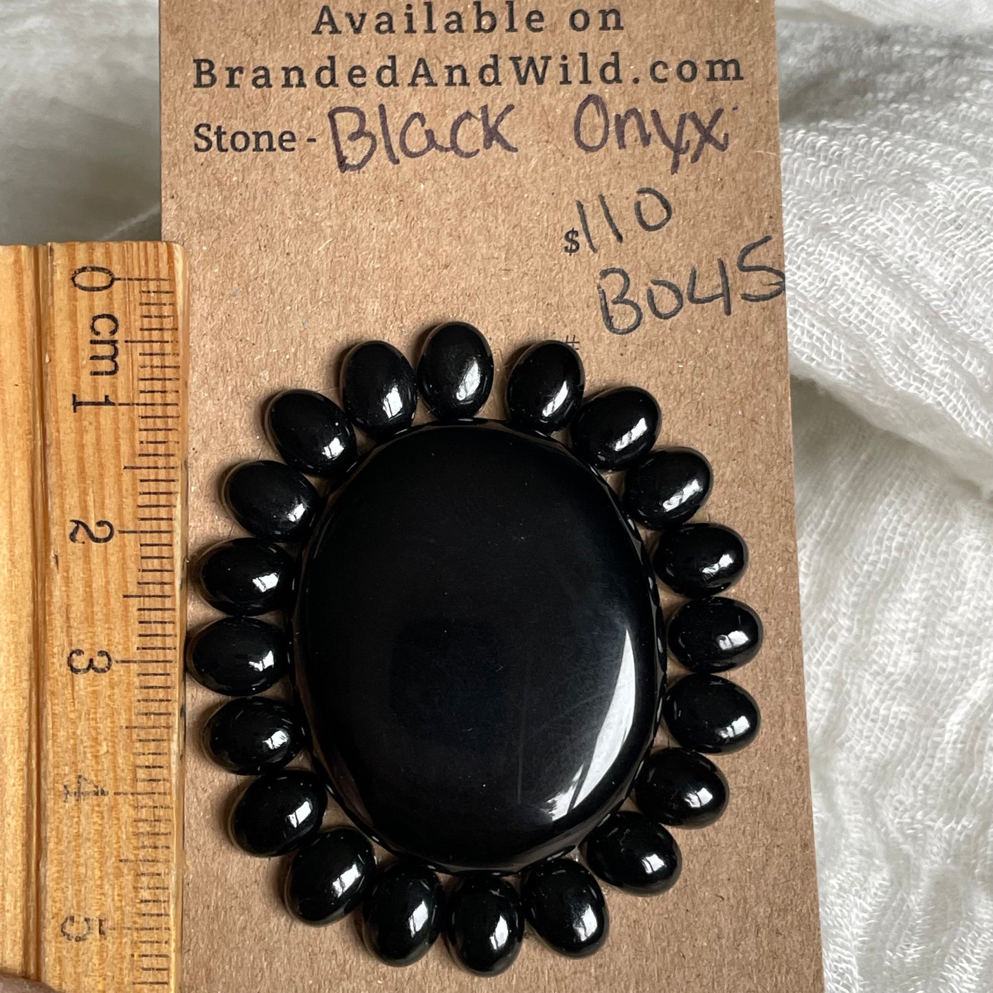 Black Onyx - Cabochon - B045