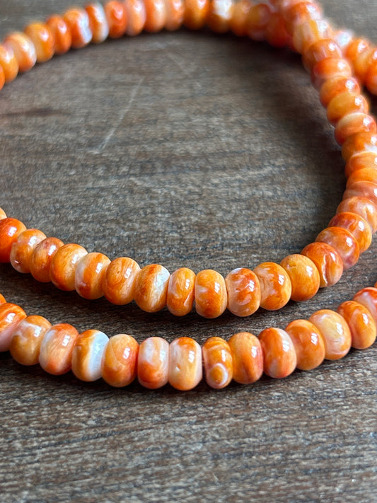 Natural Spiny Oyster Shell Beads 6mm 6FABE82C-B38F-4858-947F-66AAB14F2B41 Brandedandwild.com