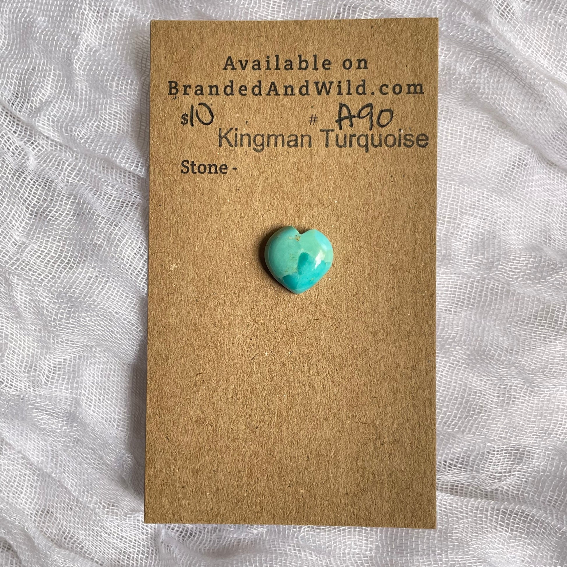 Kingman Turquoise Cabochon - KT90 6FD1CEF0-5903-4AE2-A427-CED7C0D614A3 Brandedandwild.com