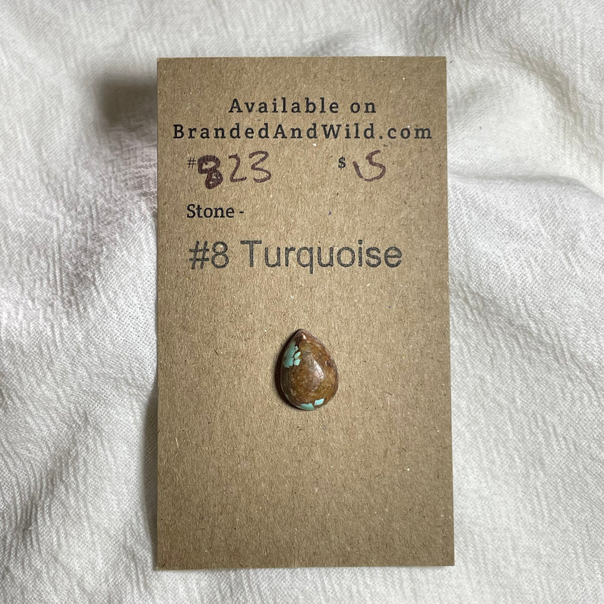 #8 Turquoise Cabochon - #823