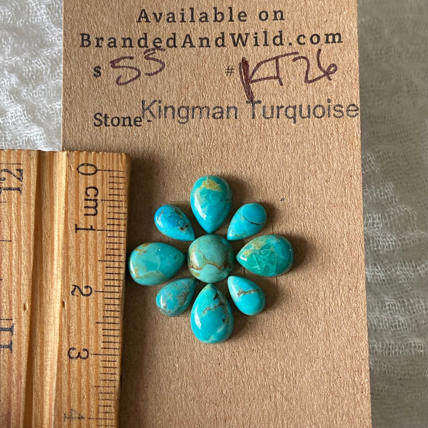 Kingman Turquoise Cabochon - KT26