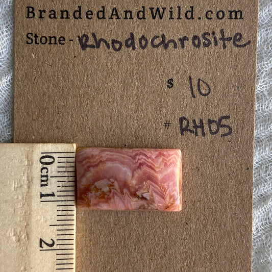 Rhodochrosite Cabochon - R05