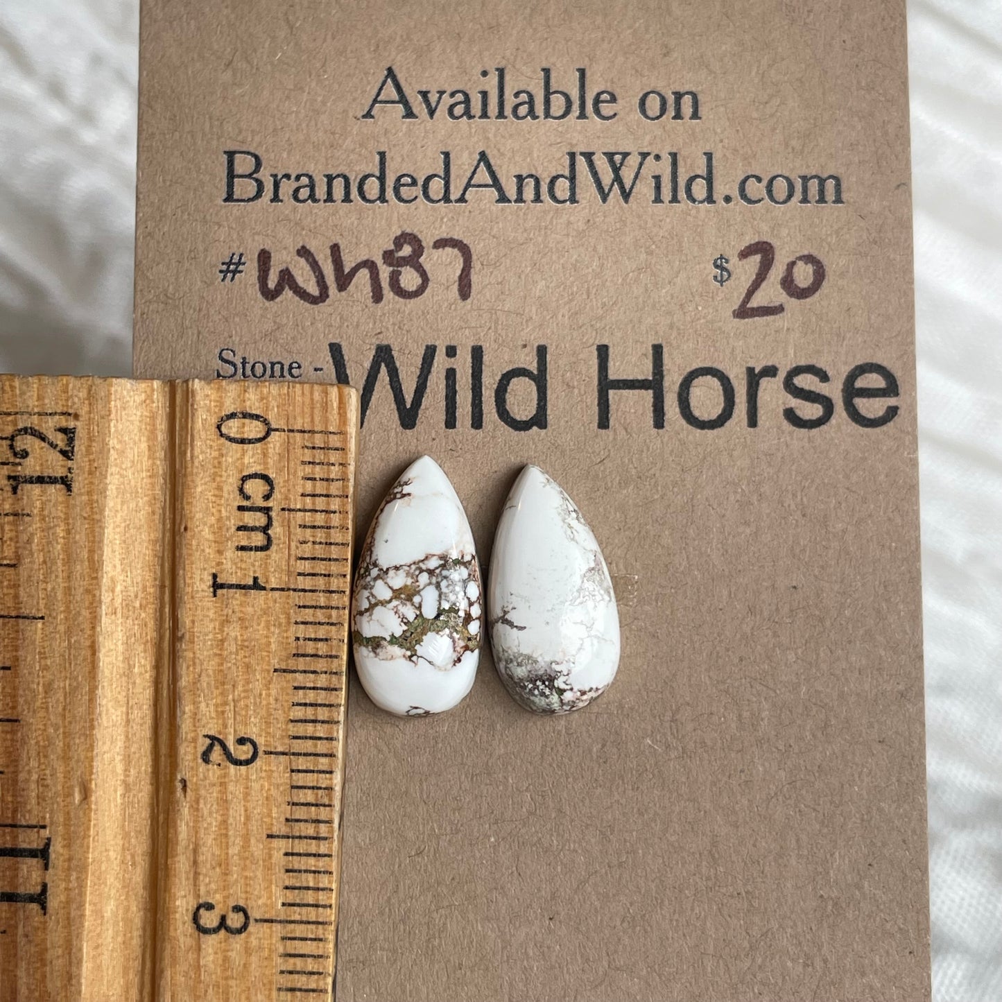 Wild Horse Cabochon - WH87 7006BFC0-788F-44CF-8174-A9188205FA5F Brandedandwild.com