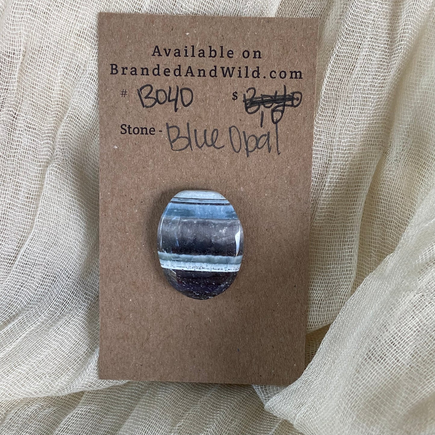Blue Opal Cabochon - B040