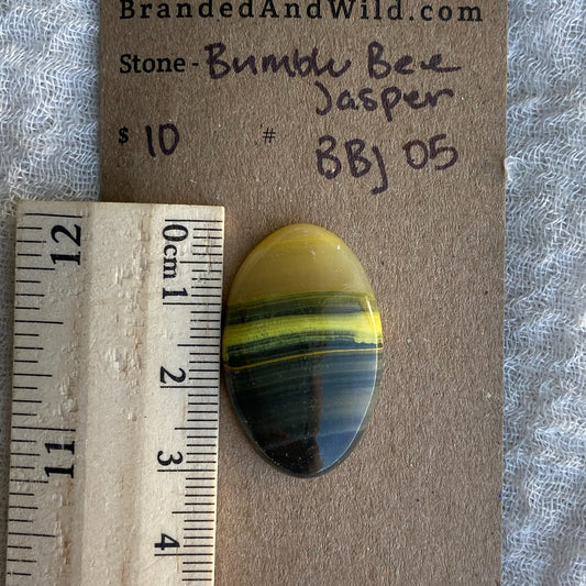 Bumblebee Jasper Cabochon - BBJ05