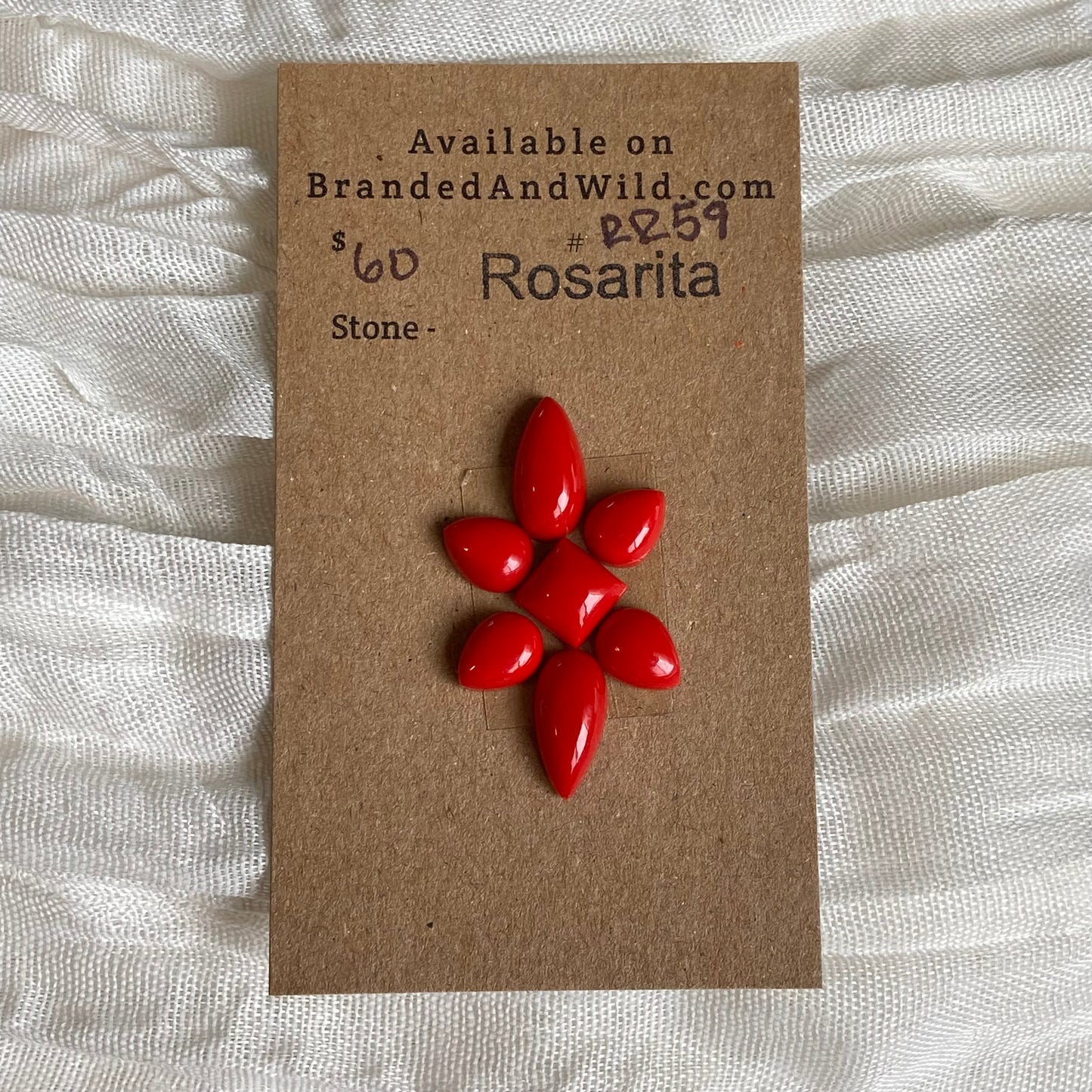 Rosarita - Cabochon - R59 70618A6F-DDD3-4B78-9066-04759C11295C Brandedandwild.com