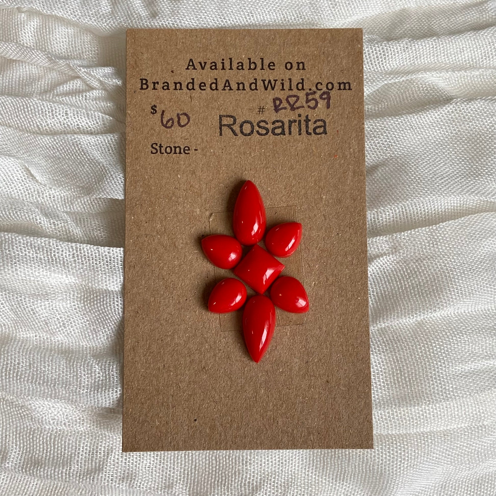 Rosarita - Cabochon - R59 70618A6F-DDD3-4B78-9066-04759C11295C Brandedandwild.com