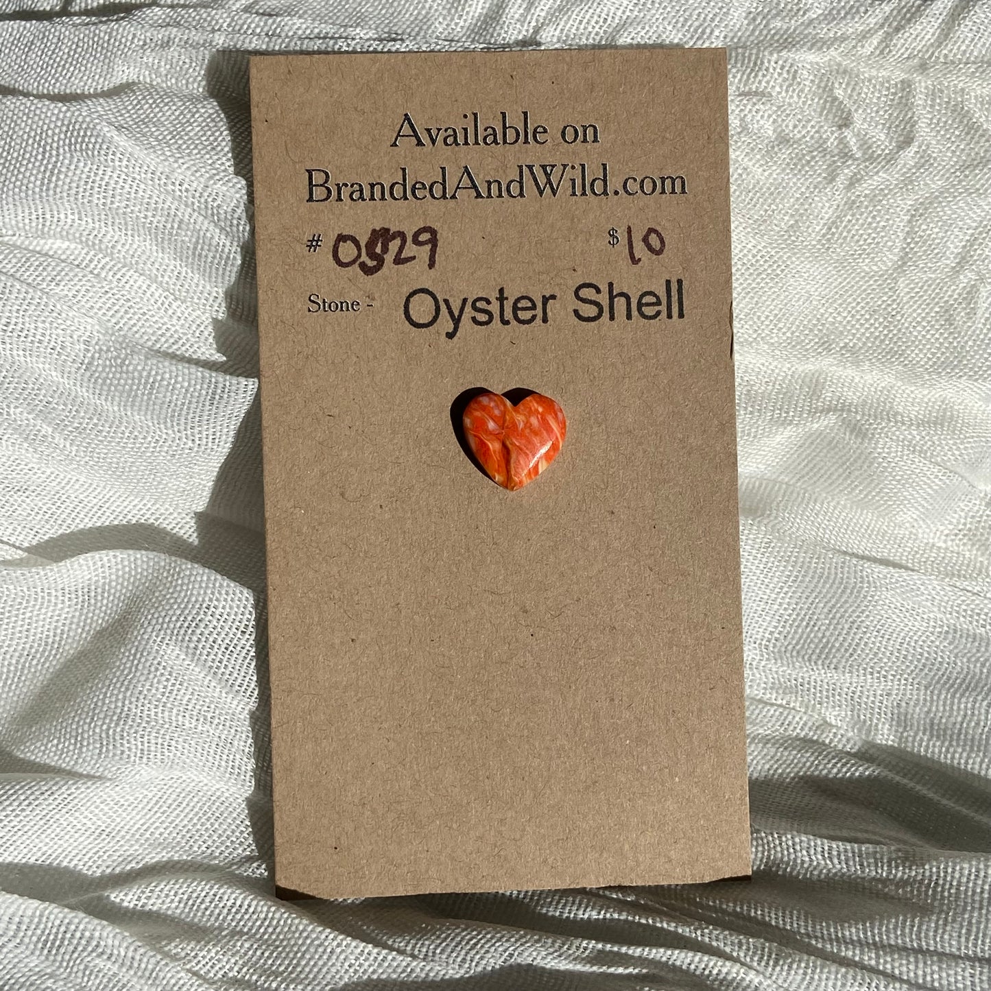 Oystershell Cabochon - OS29 70666520-0A6D-4F8D-B5A7-7AC79CA817DB Brandedandwild.com