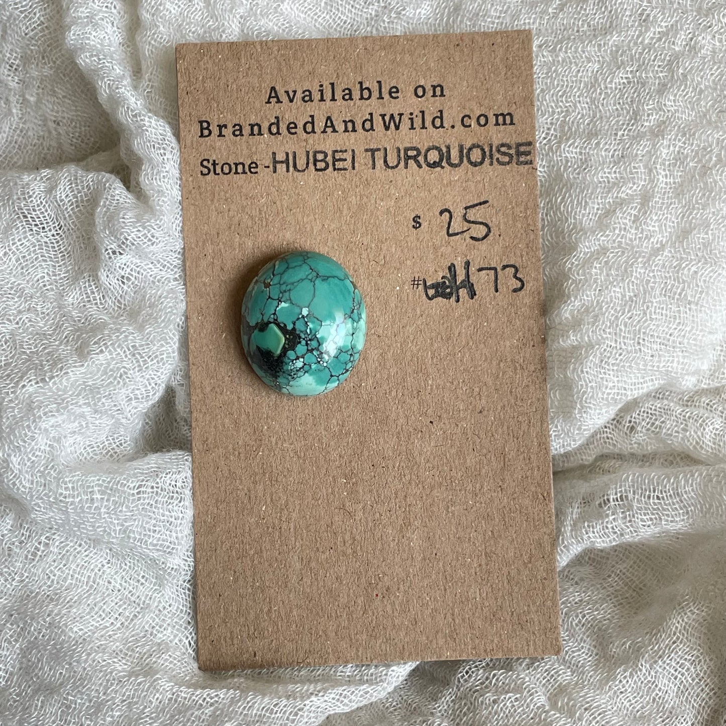 Hubei Turquoise Cabochon - H73 70845282-9D59-4EC2-9D5D-5DAFDE3F6DD7 Brandedandwild.com
